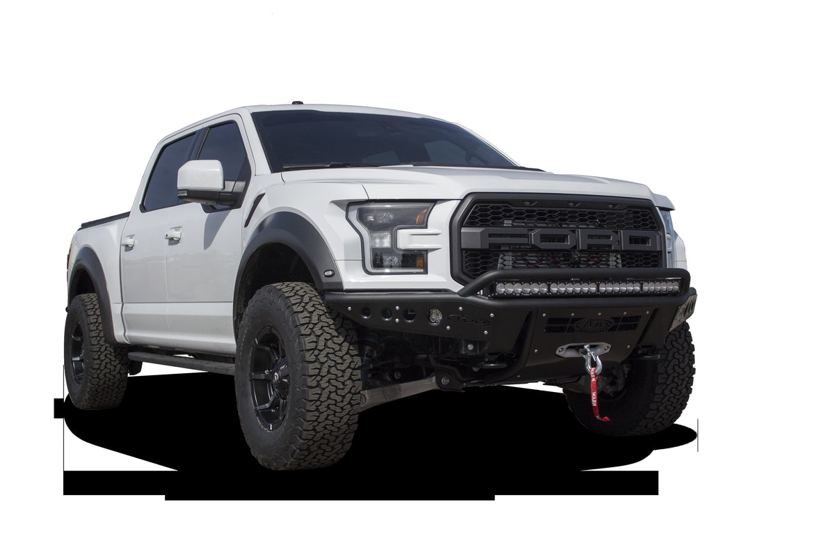2017-2020 Ford F-150 Raptor Stealth R Front Bumper With Winch Mount Addictive Desert Designs-3