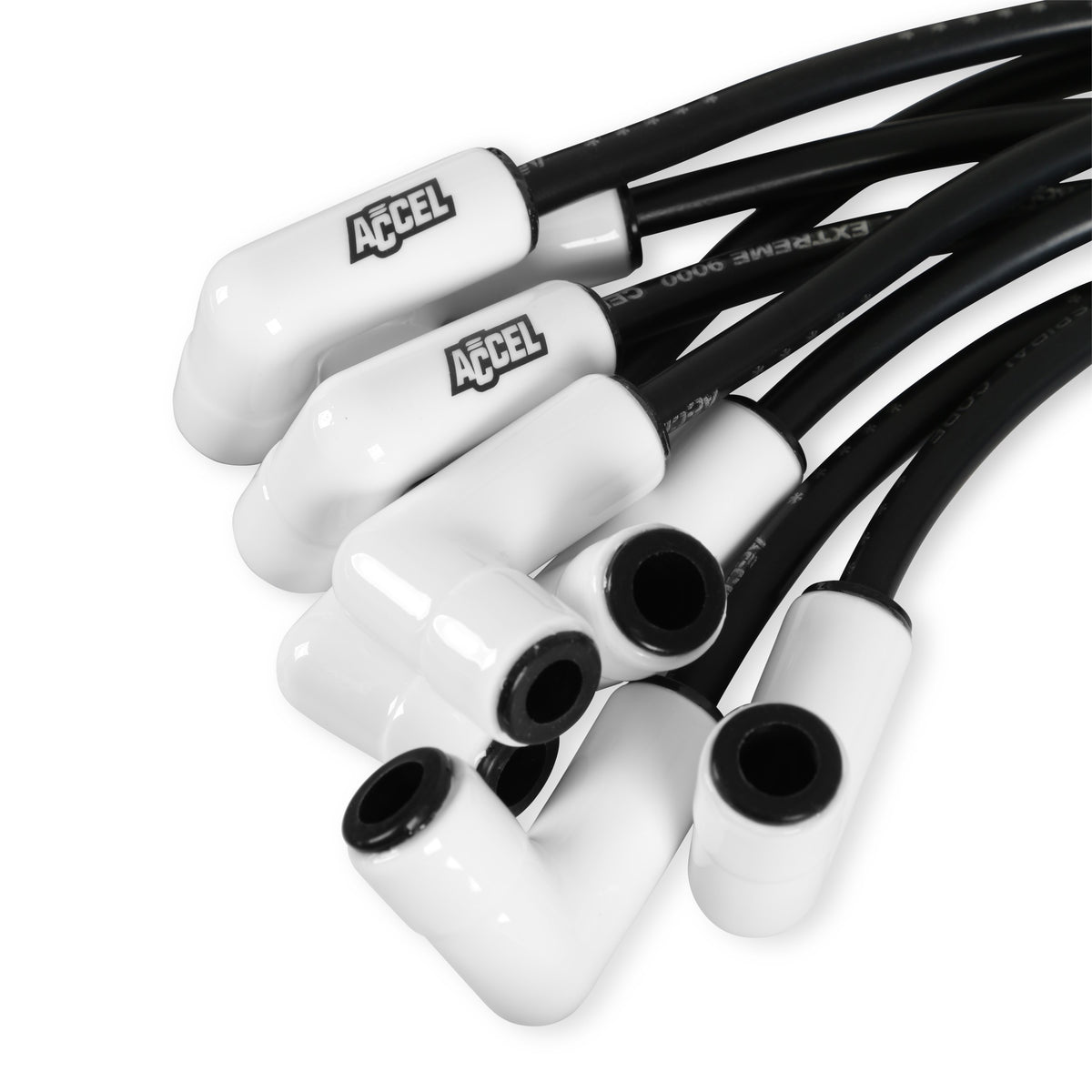 Spark Plug Wire Set Extreme 9000 Ceramic Boot Chevy/Gmc 85-97 5.0/5.7L Tbi This Custom Fit Extreme Heat Ceramic Boot Spark Plug Wire Set Fits Chevy/Gmc 1985-1997 5.0/5.7L ACCEL-2