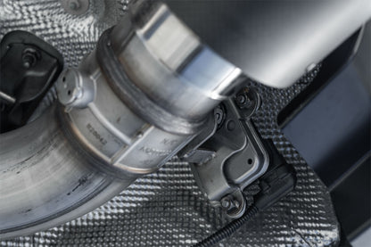 20-26 Toyota Supra T304 Stainless Steel 3 inch Cat Back Dual Rear with Carbon Fiber Tips MBRP-3