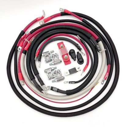 2003-2007 Ford F250/F350 2/0 Gauge Battery Cable Kit Power Stroke 6.0 Diesel Straight Battery Cable Big7Kits-1