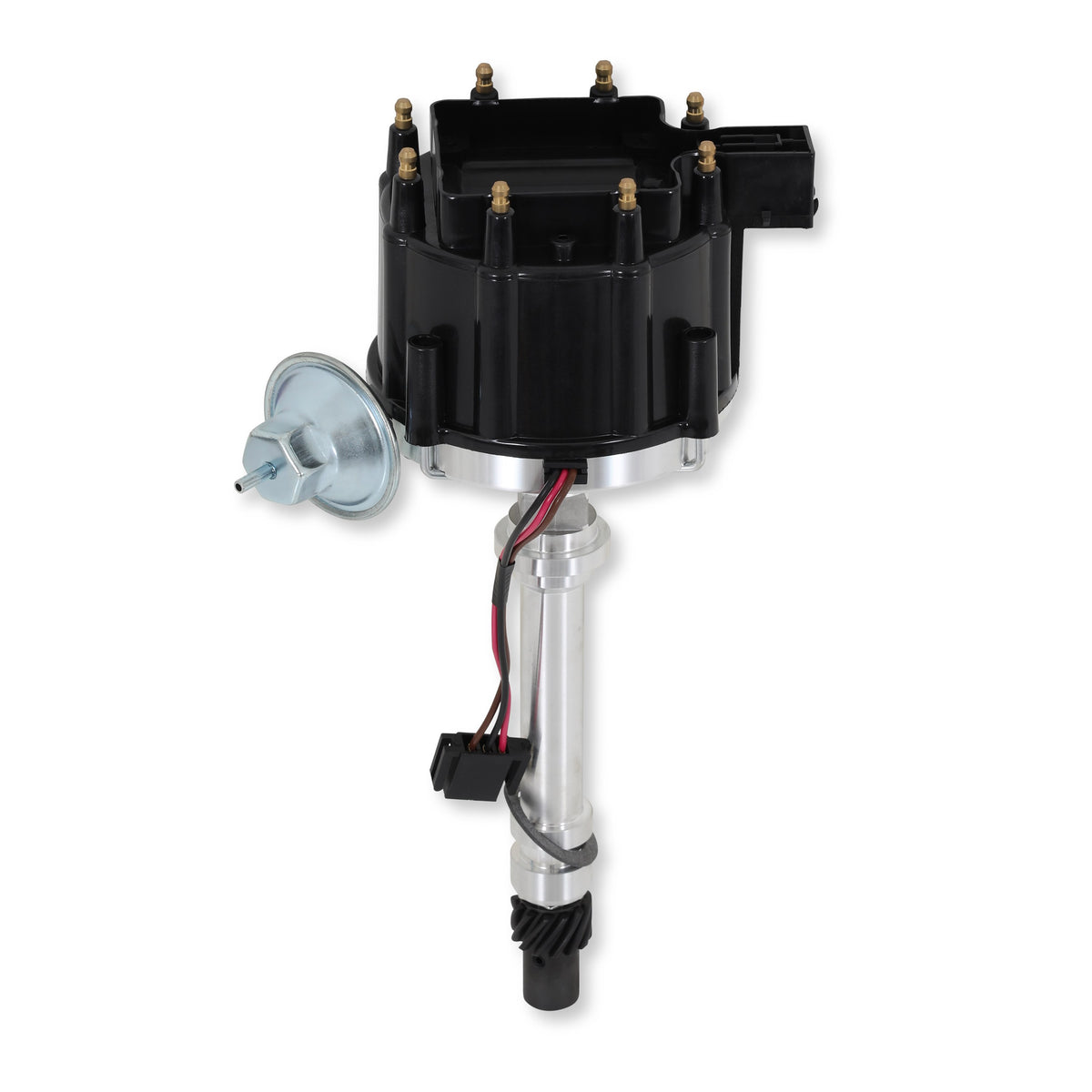 Ready To Run Distributor GM Hei No Coil Chevrolet V8 Black Cap ACCEL-1