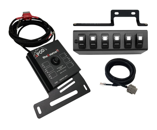 SourceLT w/ Green LED Switch panel for JK 2009-2018 sPOD