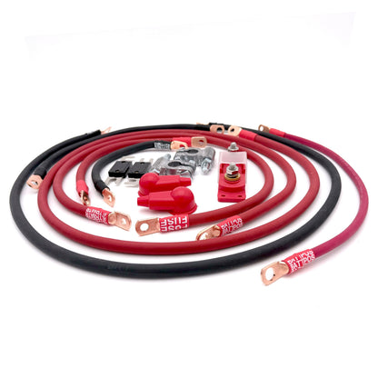 1995-2004 Toyota Tacoma Battery Cable Kit Gen 1 2.4-2.7 Liter 2 Gauge Battery Cable Big7Kits-14