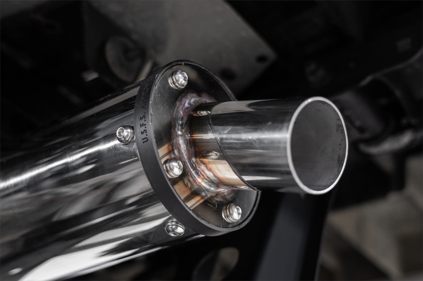 4.0 Inch Slip-on Muffler Assembly 2010 Polaris Ranger 500EFI and 10-17 Polaris Ranger 800 MBRP-5