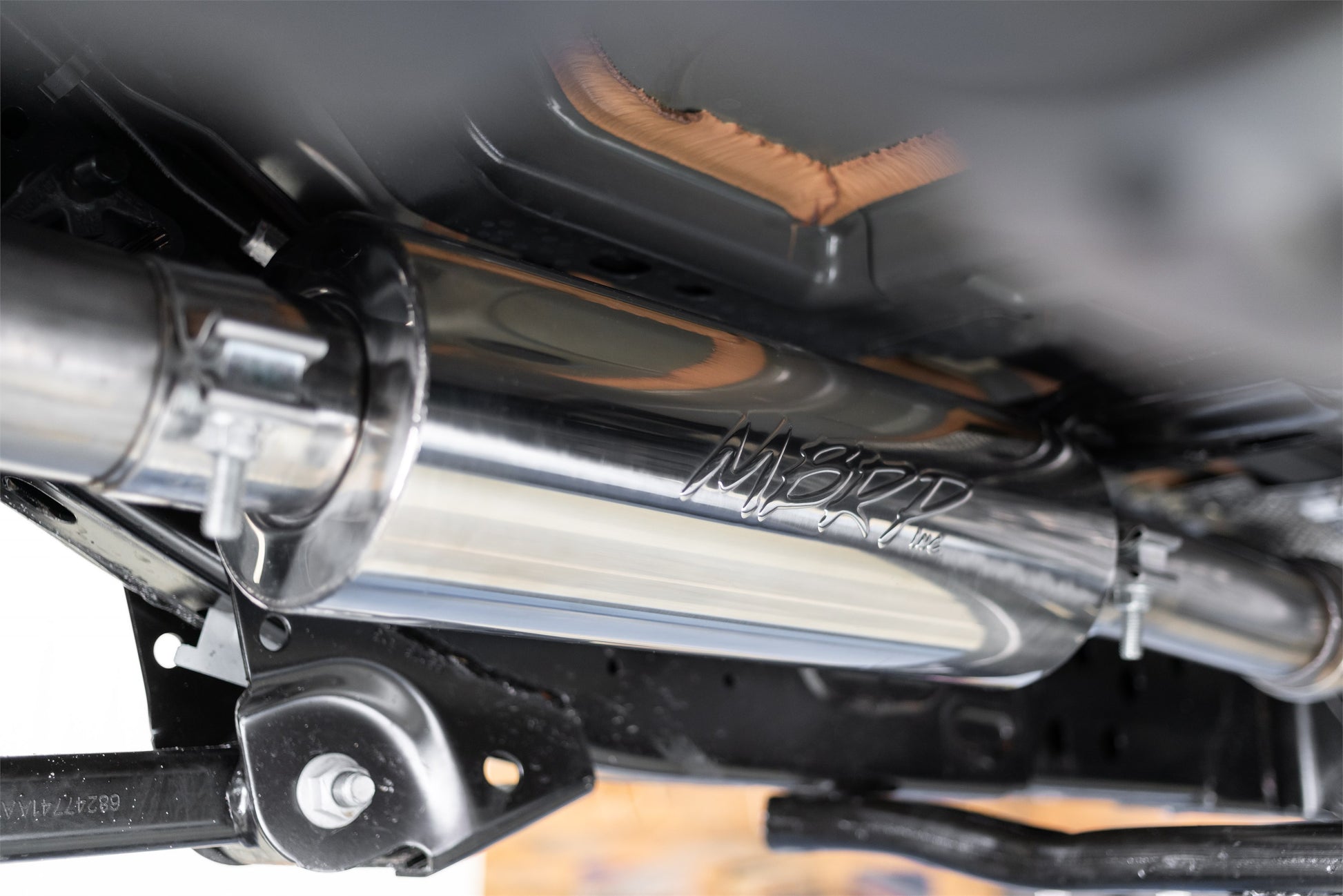 Jeep Cat Back Exhaust System Single Rear Exit Armor Lite Series For 18-Up Wrangler JL 2/4 Door 2.0L, 3.6L MBRP-2