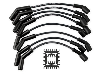 Spark Plug Wire Set Extreme 9000 Black Ceramic-Chevy/Gm 01-04-3/4 & 1 Ton 8.1L This Custom Fit Extreme Heat Black Ceramic Boot Spark Plug Wire Set Fits Chevy / GM 2001-2004 3/4 & 1 Ton 8.1L ACCEL