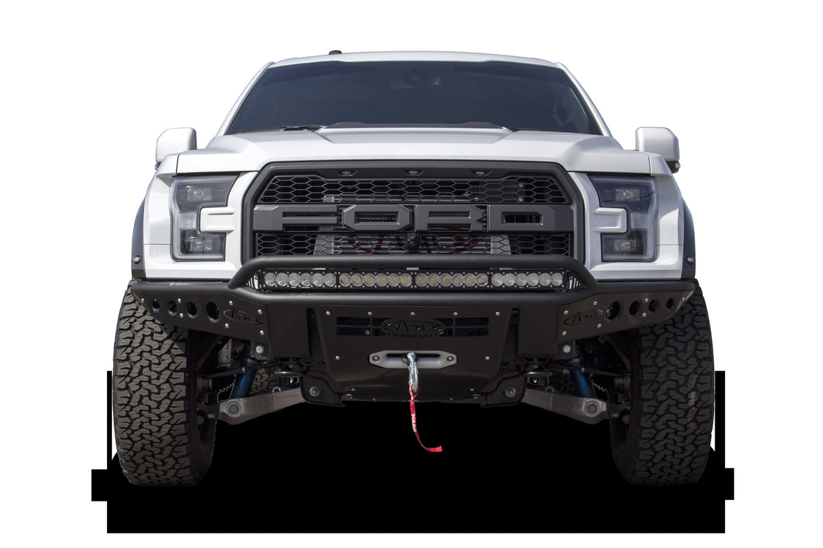 2017-2020 Ford F-150 Raptor Stealth R Front Bumper With Winch Mount Addictive Desert Designs-4