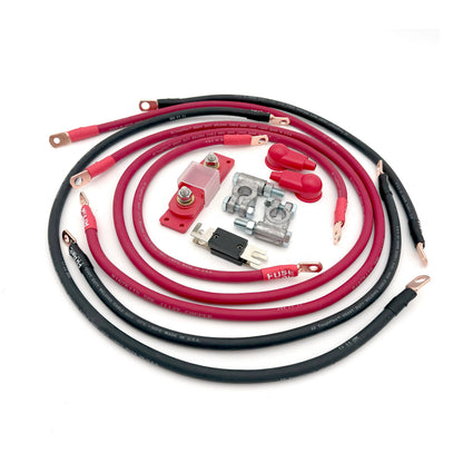 Chevy Battery Cable Kit 2 Gauge 5.0-5.7 Liter For 1973-1991 Chevrolet Suburban/Blazer Battery Cable Big7Kits-2
