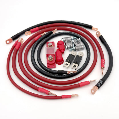 1996-1999 Toyota 4Runner Battery Cable Kit Gen 3 3.4 Liter 2 Gauge Battery Cable Big7Kits-1