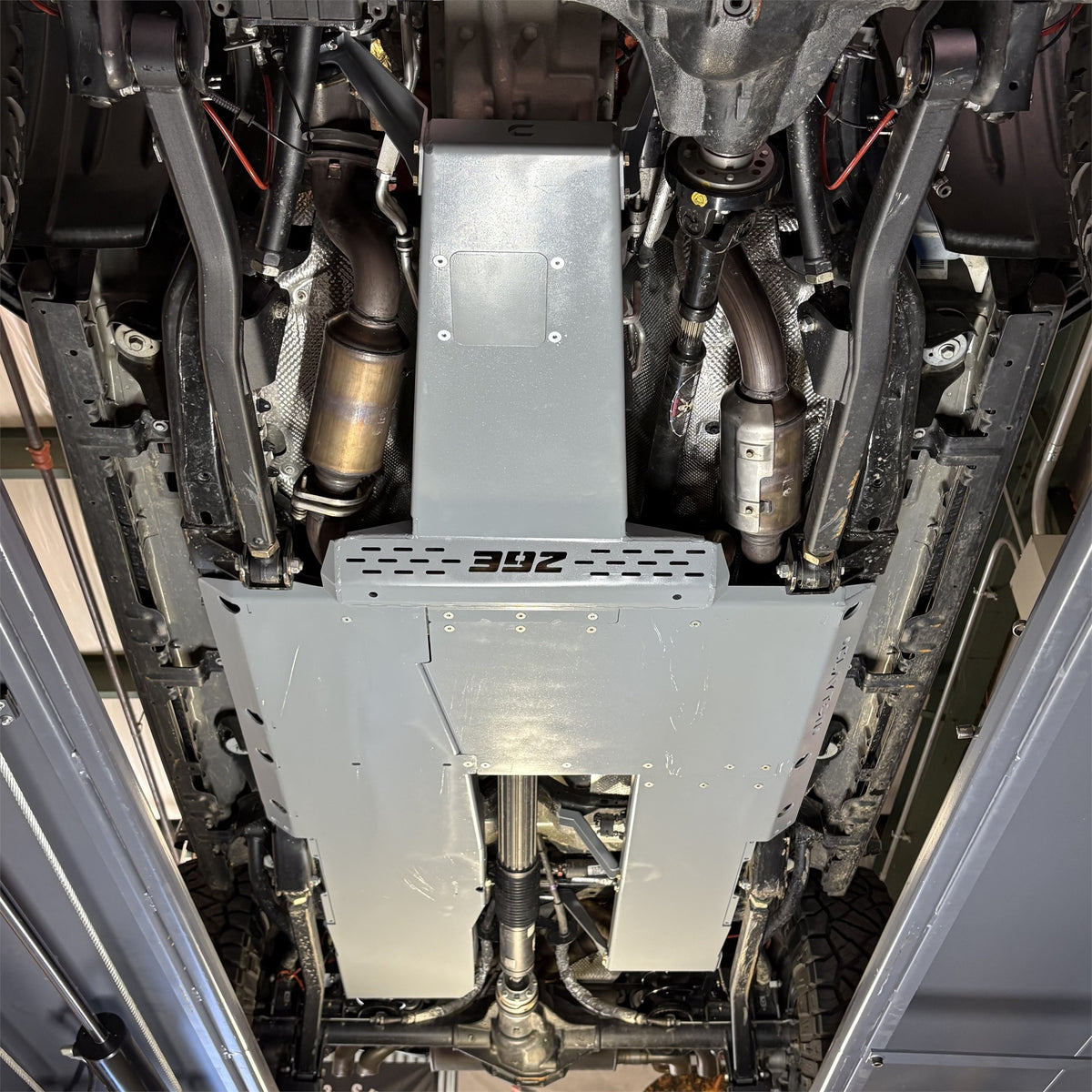 Jeep Wrangler 6.4L Skid Plate System - Aluminum Oil Pan (2021+, JL) Clayton Off Road-6