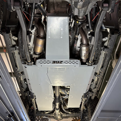 Jeep Wrangler 6.4L Skid Plate System - Aluminum Oil Pan (2021+, JL) Clayton Off Road-6