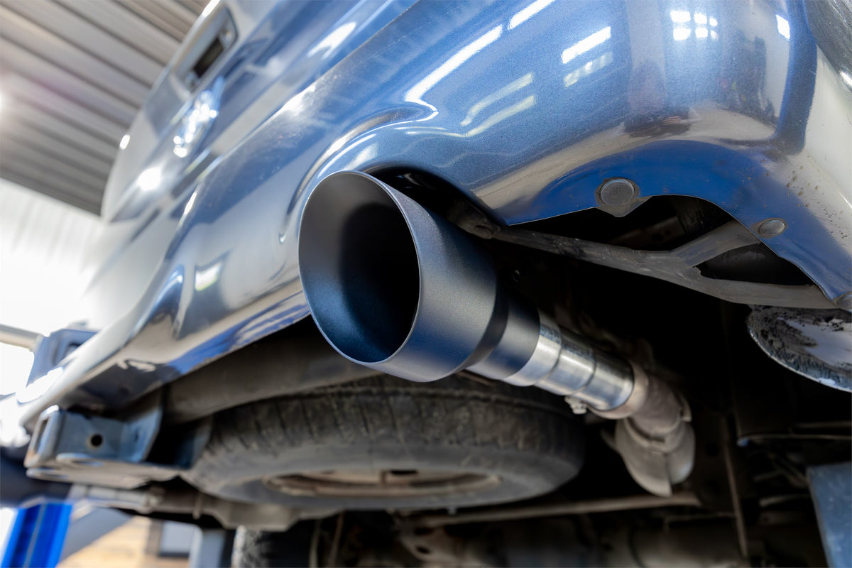 2009-2018 Ram 1500 and 2019-2024 Ram 1500 5.7L Hemi Black Exhaust Tips, Armor BLK 5 Inch OD Dual Wall Angle Cut. Sold In Pairs MBRP-2