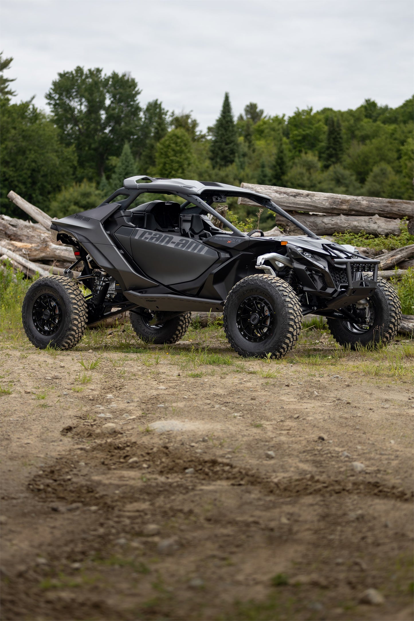 2024-Up Can-Am Maverick R Performance Series 3 Inch Single Slip-on Turbo Back Exhaust System MBRP-3