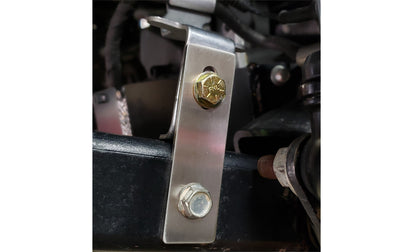 Jeep Wrangler Stainless Steel Front Brake Line Bracket Extension 2018+ JL/JT Clayton Off Road-2
