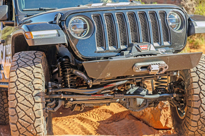Currectlync Jeep JL/JT High Steer Kit For Stabilizer Shock And Non-Rubicon Axle. Incl. Knuckles Drag Link Tie Rod Trac Bar Reloc/Shock Mount Axle Shock Tie Rod Clamp RockJock 4x4-3