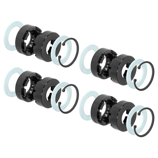 Johnny Joint Rebuild Kit 2.5 Inch 4-pack Incl. 8 Bushings 8 Side Washers 4 Snap Rings RockJock 4x4