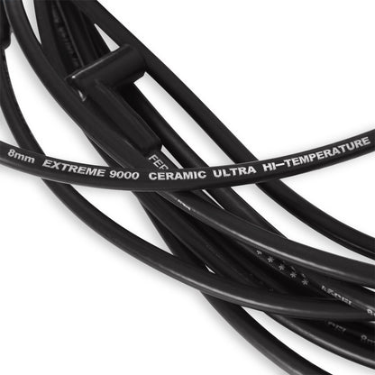 Spark Plug Wire Set Chevy Small Block- Hei 75-86 Wires Under Valve Cover Black ustom Fit Extreme Heat Black Ceramic Boot Spark Plug Wire Set ACCEL-6