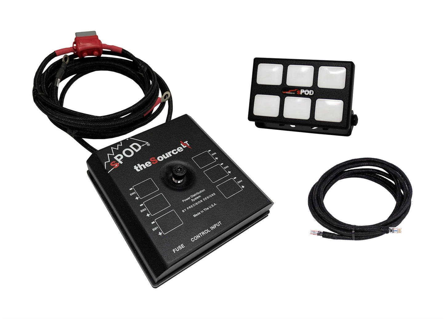 SourceLT w/ Mini6 for Universal w/ 36 Inch Battery Cables S sPOD