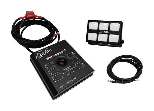 SourceLT w/ Mini6 for Universal w/ 36 Inch Battery Cables S sPOD