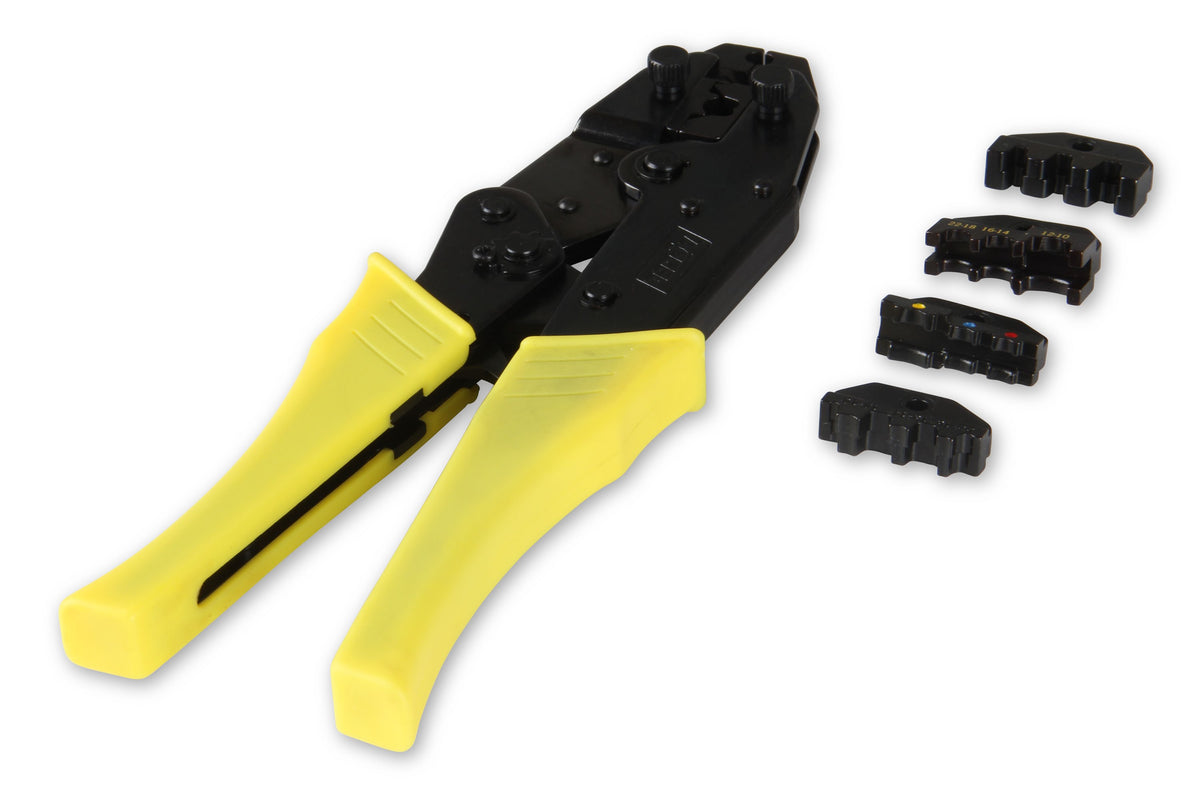 Heavy Duty Professional Crimp Tool 300+ Ratcheting Crimp Tool For Spark Plug Wires And Other Electrical Connectors ACCEL-1