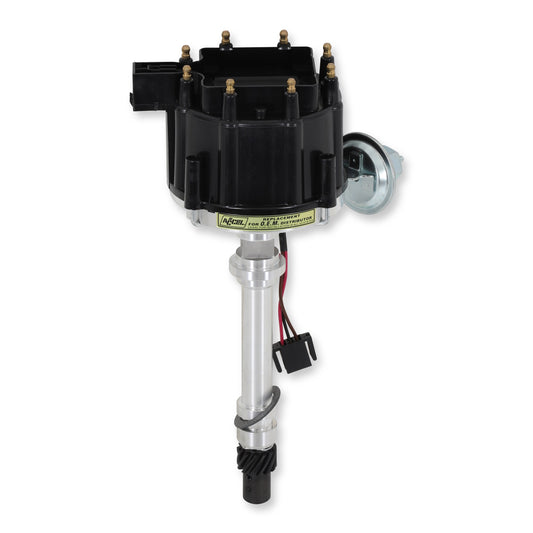Ready To Run Distributor GM Hei No Coil Chevrolet V8 Black Cap ACCEL