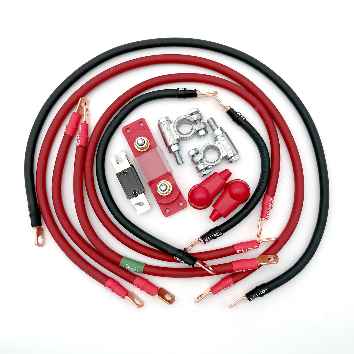 1991-1993 Jeep Comanche MJ Battery Cable Kit 2 Gauge Battery Cable Big7Kits-1