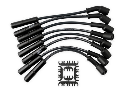Spark Plug Wire Set Extreme 9000 Black Ceramic Boot GM 4.8/5.3/6.0/6.2L This Custom-Fit Black Extreme Heat Ceramic Boot Wire Sets Fit GM 4.8/5.3/6.0/6.2L Ls. 1997-2015 ACCEL