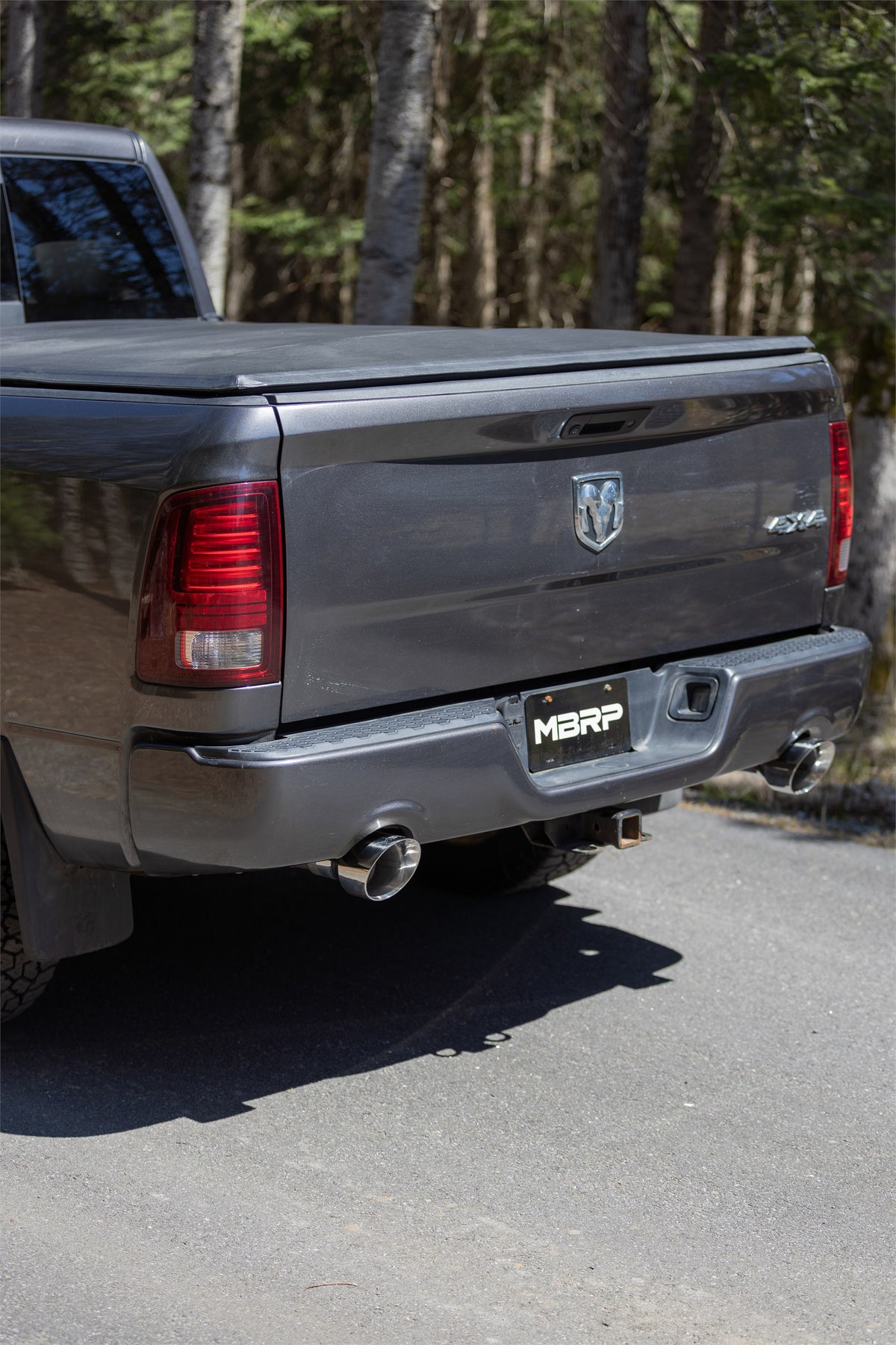 2009-2018 Ram 1500 and 2019-2024 Ram 1500 5.7L Hemi Exhaust Tips, Armor Pro 5 Inch OD Dual Wall Angle Cut. Sold In Pairs MBRP-6