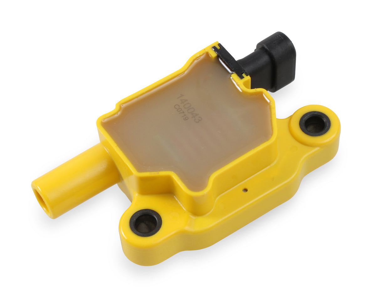 Ignition Coil Supercoil GM Ls2/Ls3/Ls7 Engines, Yellow, Individual Supercoil For GM Ls2, Ls3, And Ls7 ACCEL-9