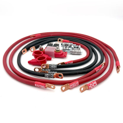 1999-2005 Jeep Grand Cherokee WJ Battery Cable Kit V8 2 Gauge Battery Cable Big7Kits-3