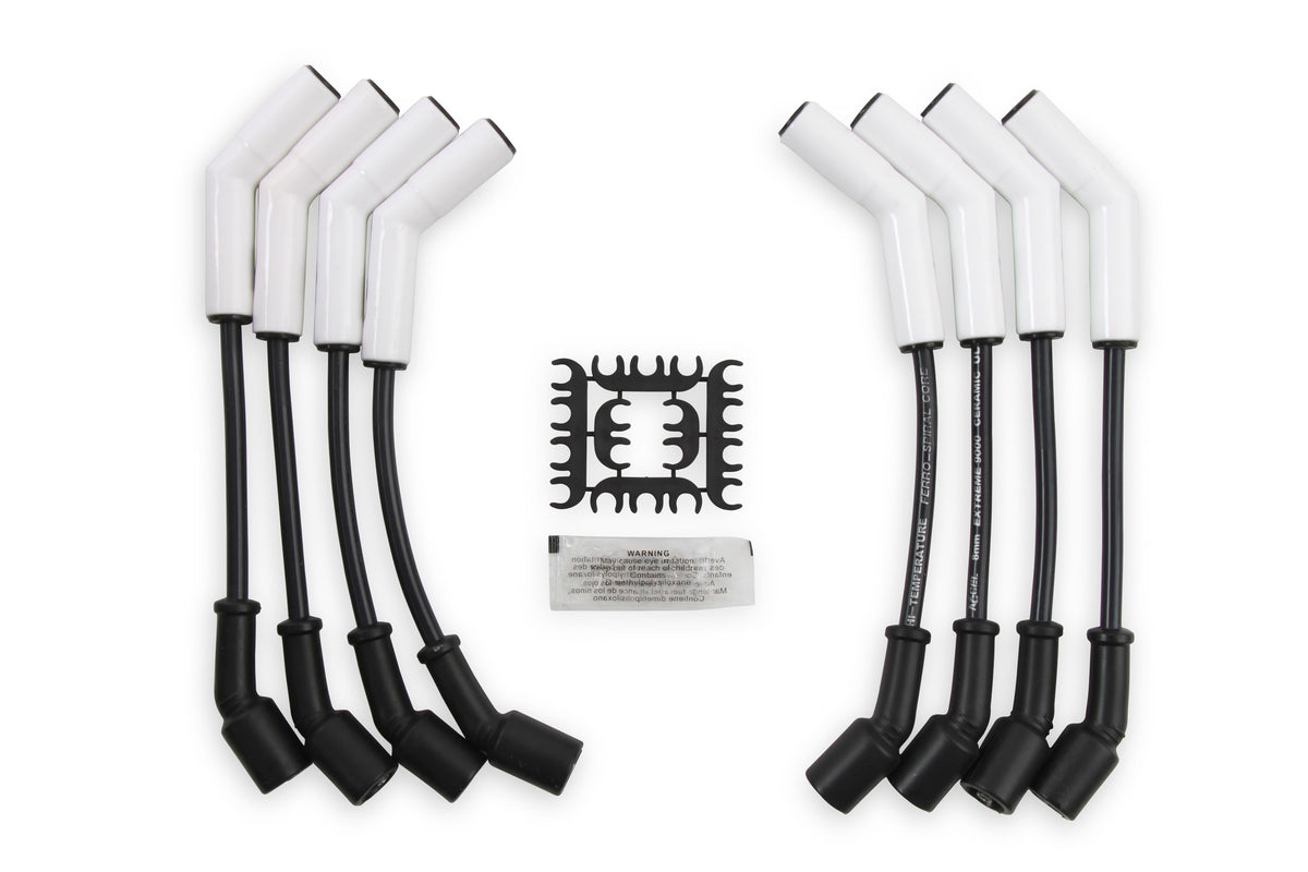 Spark Plug Wire Set Extreme 9000 Ceramic Boot Ls Terminals Ls3/Ls4/Ls7 This Custom Fit Extreme Heat Ceramic Boot Ferro-Spiral Core Spark Plug Wire Set Fits GM Gen 4 Ls3/Ls4/Ls7 Engines ACCEL-1