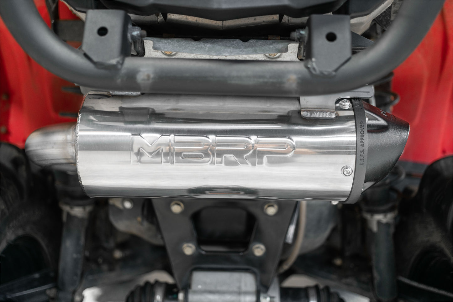 5 inch ATV performance Muffler Single Slip-on 15-24 CAN-AM Outlander Performance Series MBRP-1