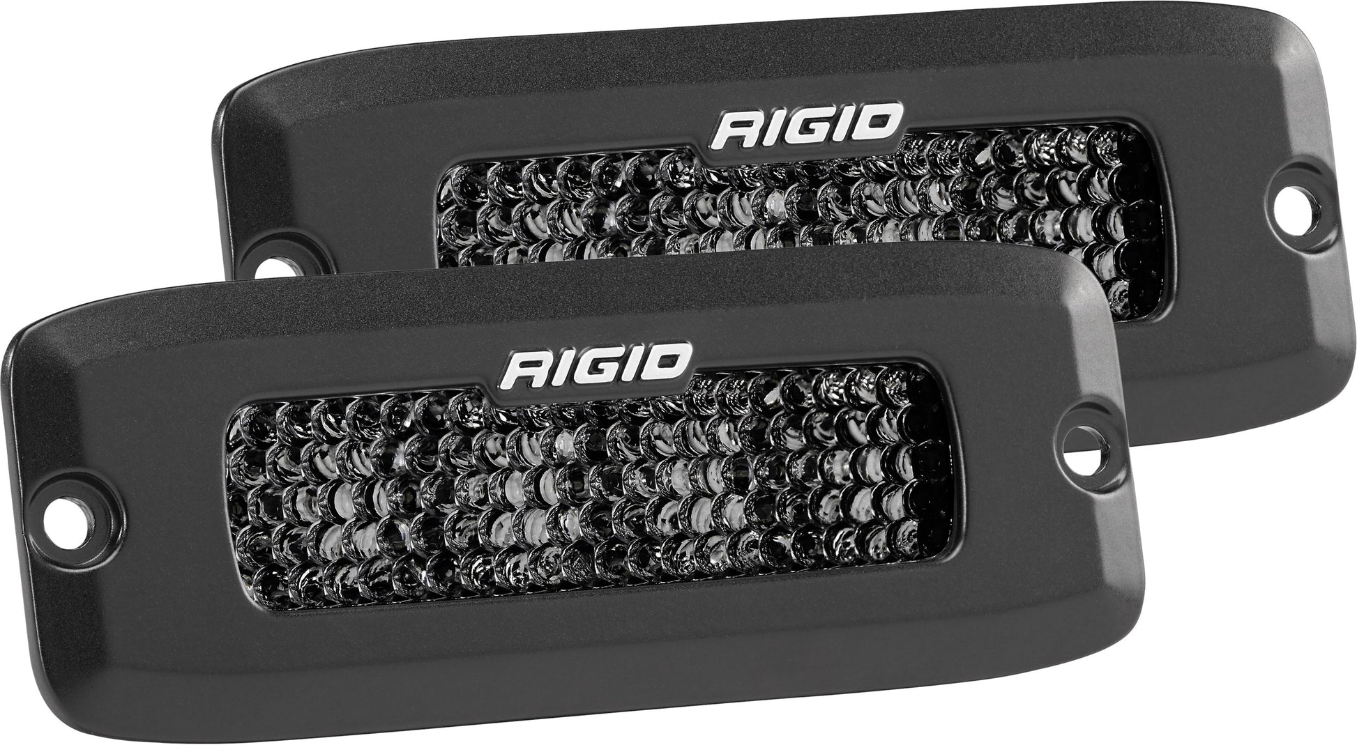 Spot Diffused Midnight Flush Mount Pair SR-Q Pro Rigid Industries