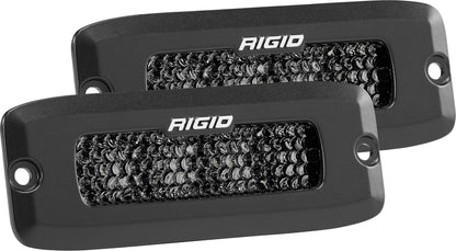 Spot Diffused Midnight Flush Mount Pair SR-Q Pro Rigid Industries