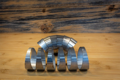 Universal T304 Stainless Steel 2.5 Inch Diameter 180 Degree Pie Cut Kit MBRP-3