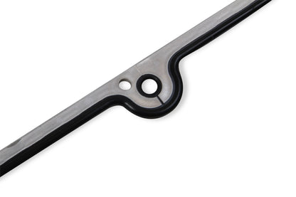 Valley Cover Molded Rubber with Aluminum Carrier Fits GM LS1/LS6 with 10-Bolt Valley Cover Mr Gasket-2