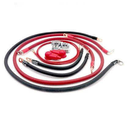 1992-1996 Ford Bronco Gen 5 Battery Cable Kit 5.8 Liter 2 Gauge Battery Cable Big7Kits