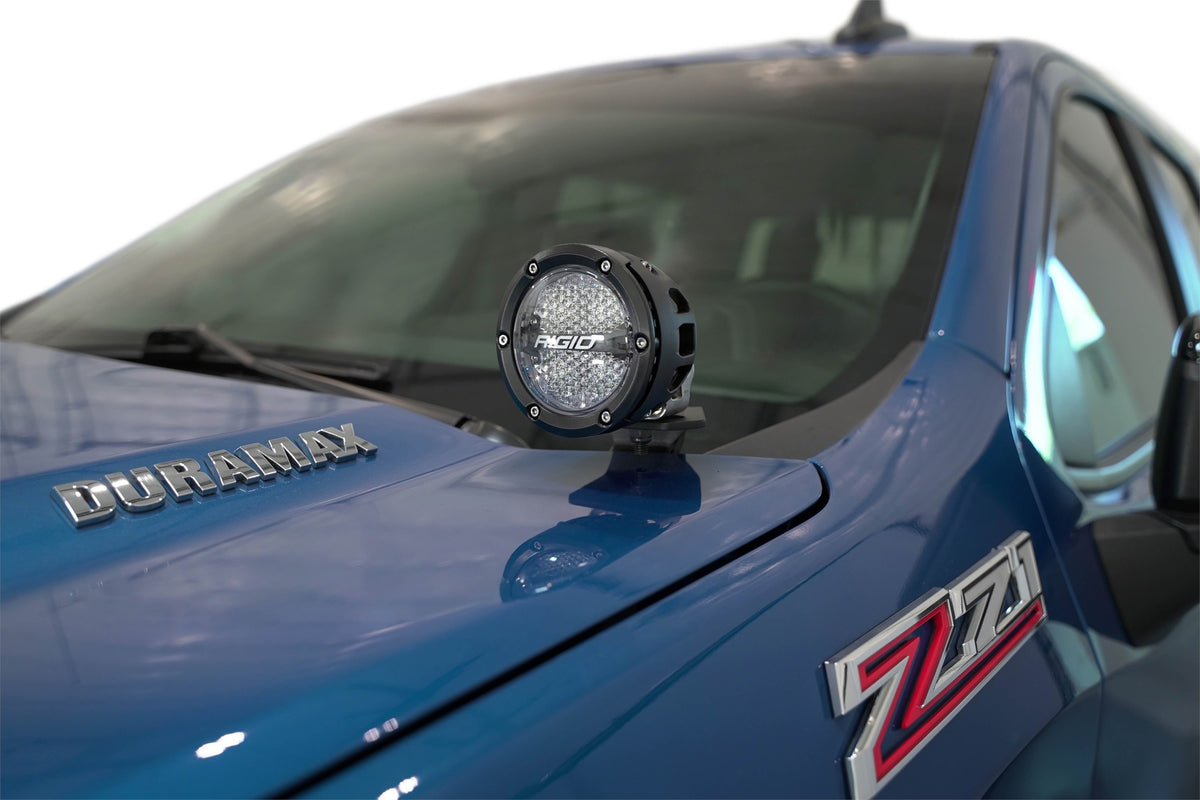 2022+ Chevrolet Silverado, GMC Sierra 1500 Ditch Light Brackets Addictive Desert Designs-1