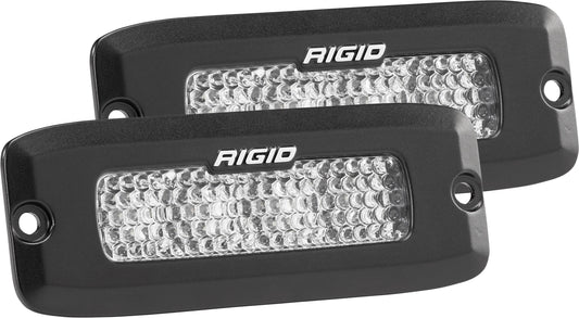 Driving Diffused Black Flush Mount Pair SR-Q Pro Rigid Industries