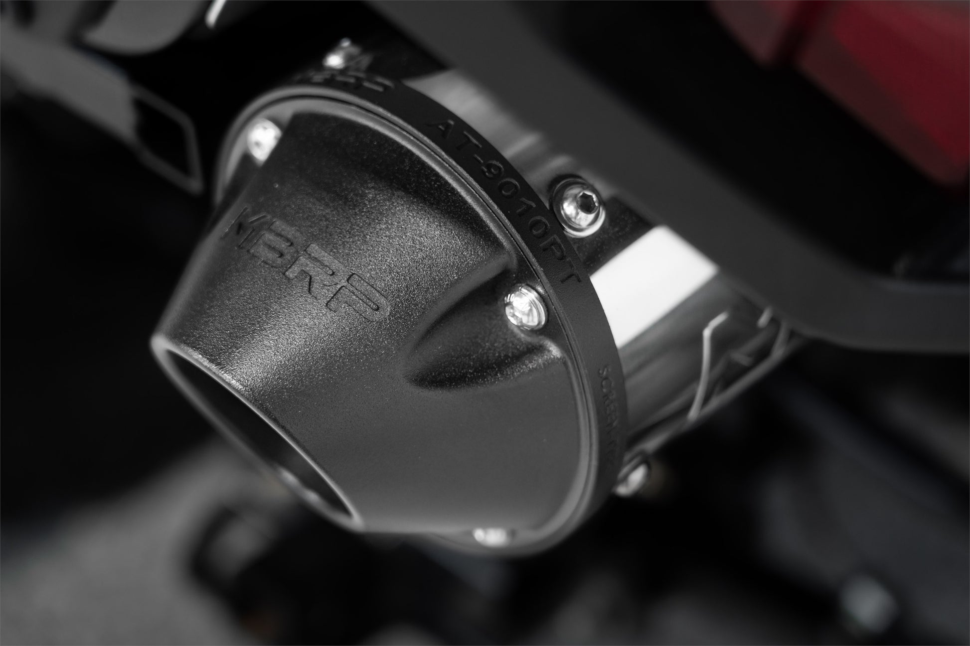 2001-Up Polaris Sportsman 5 Inch Single Slip-on Muffler with Billet Tip Performance Series MBRP-2