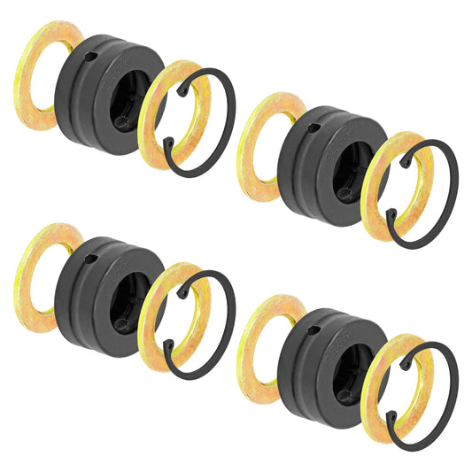 Johnny Joint Rebuild Kit Narrow 2 Inch 4-pack Incl. 4 Bushings 8 Side Washers 4 Snap Rings RockJock 4x4