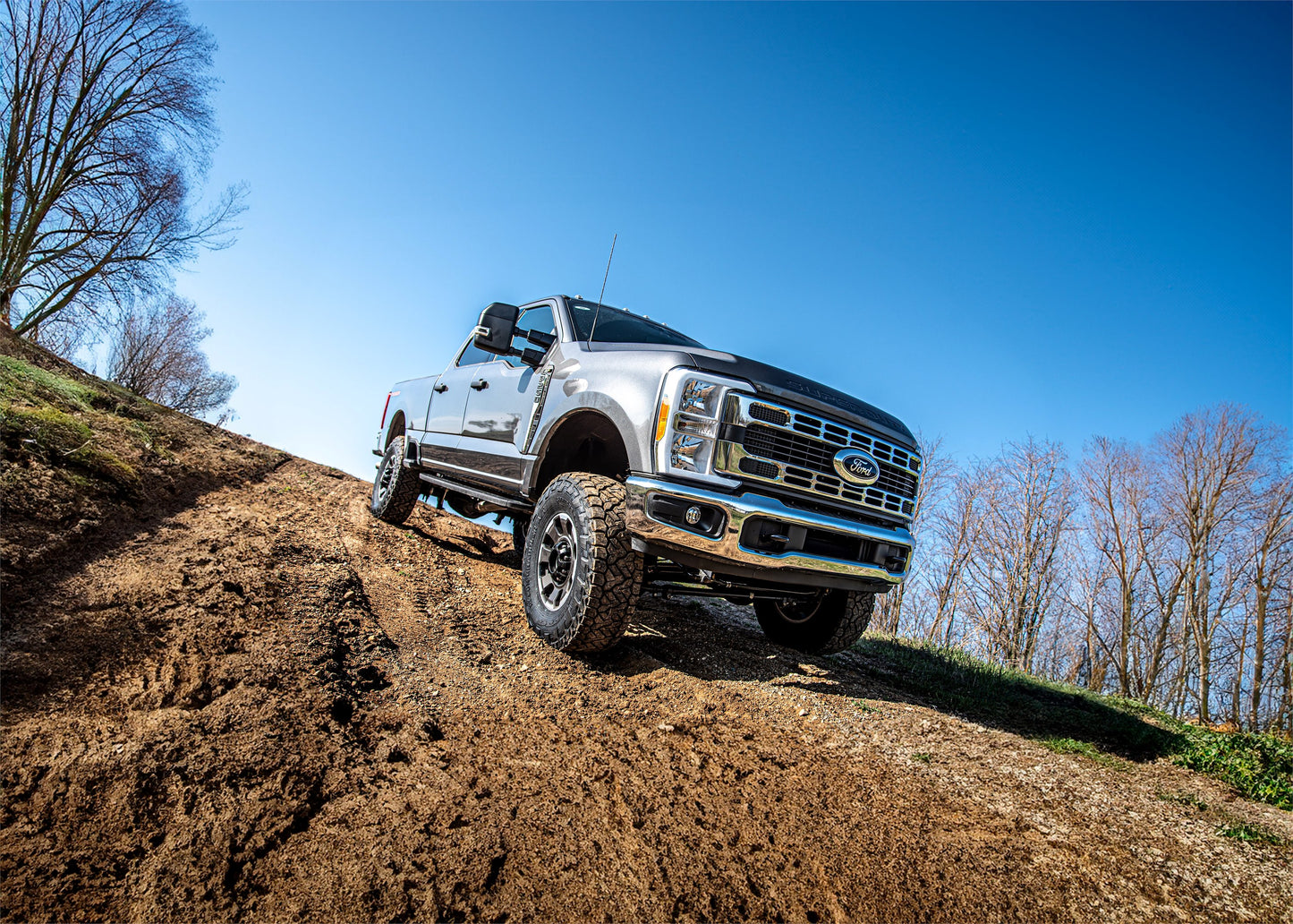 23-26 Ford F-250/F-350 Super Duty 4WD 5 Inch 4-Link Lift Kit, 3 Inch Rear, Block, Diesel - Fox 2.5 Performance Elite Series C/O Front, Fox 2.5 IFP Performance Series Rear BDS Suspension