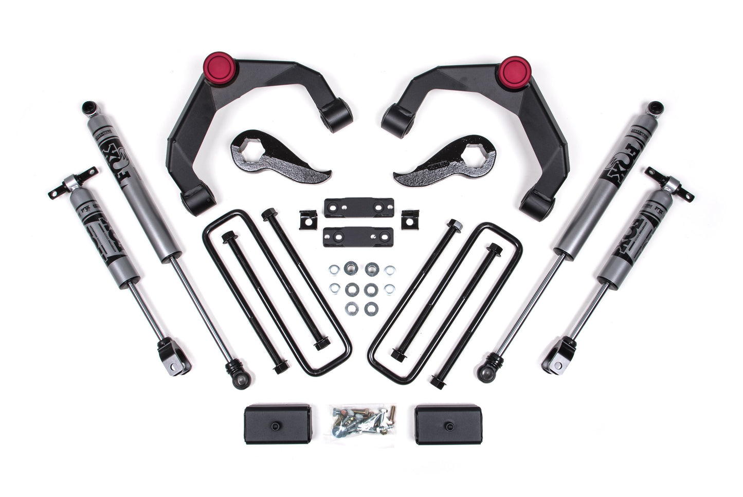 20-24 Silverado/Sierra 2500/3500 HD 3 Inch Adventure Series OE Key 84634344 With Overloads Fox Adventure Shocks Zone Offroad-1