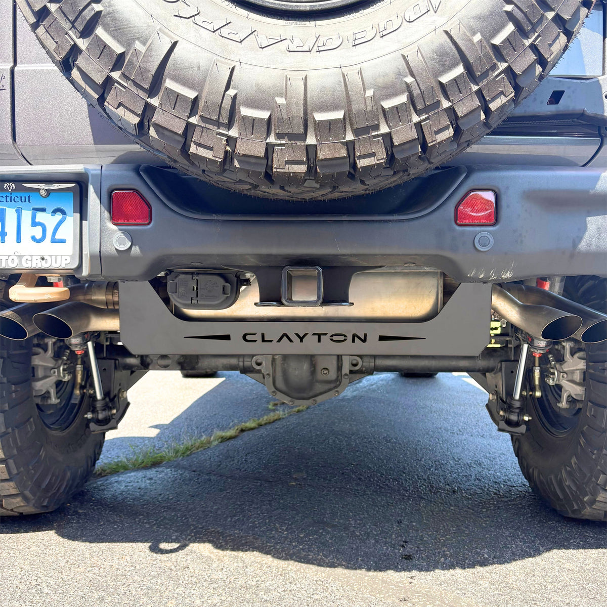 Jeep Wrangler JL 392 Muffler Skid Plate (21-Present, JL) Clayton Off Road-2