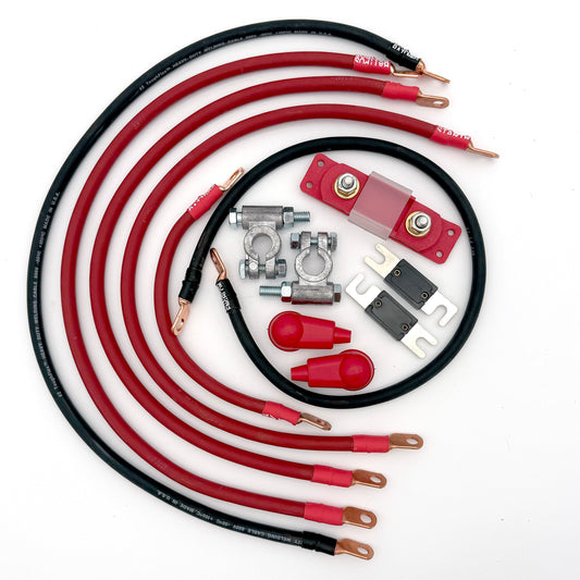 Jeep CJ Battery Cable Kit 4 Gauge Battery Cable AMC V8 Big7Kits