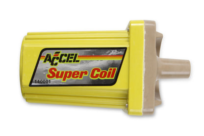 Ignition Coil Supercoil Street -Strip 45,000V Supercoil Comes With A Ballast Resistor And Mounting Hardware. Effective Up To 6500 Rpm, Maximum Voltage 45,000 Volts ACCEL-4