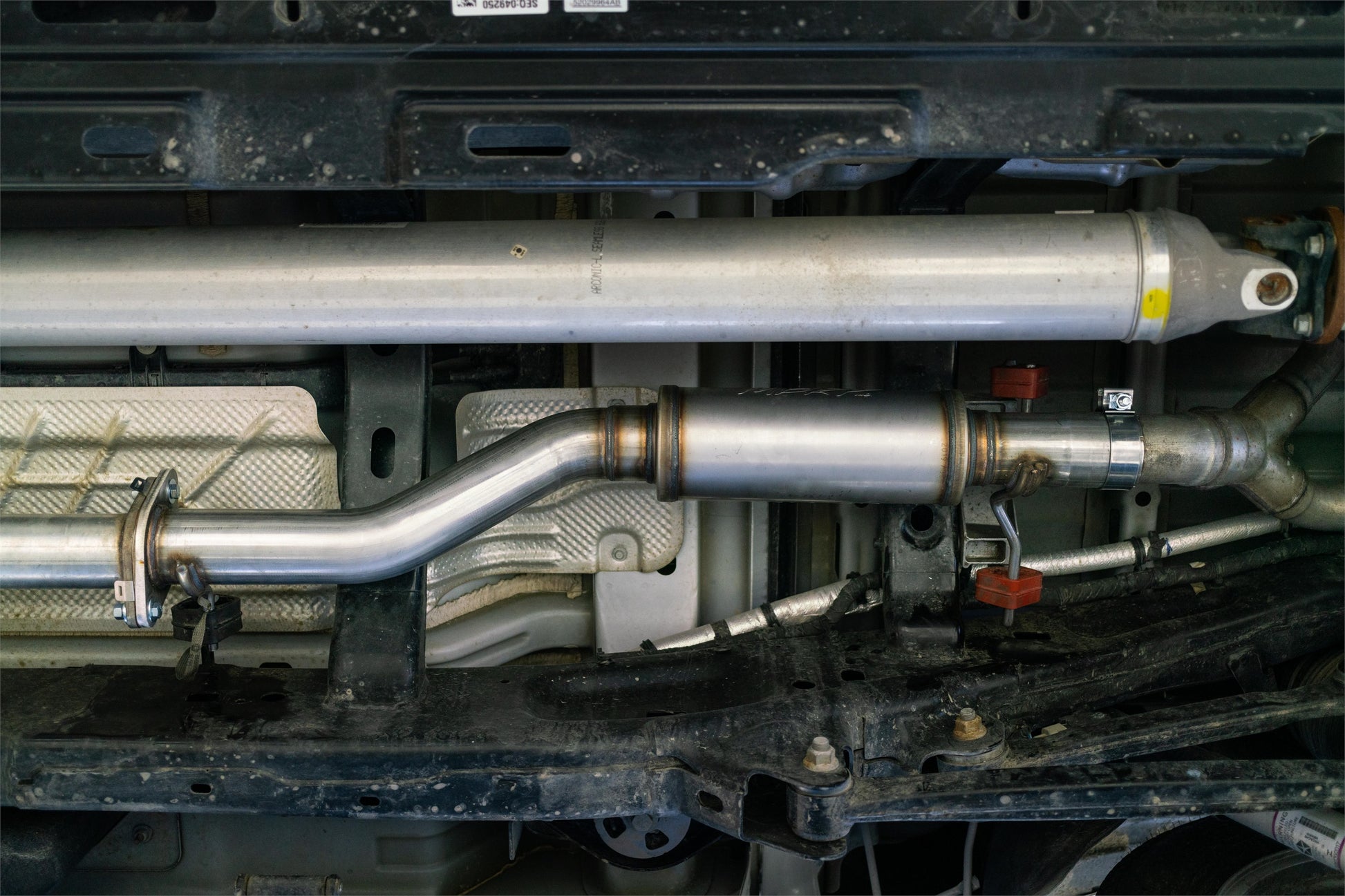Dodge 3 Inch Single In/Out Muffler Replacement Armor Plus Series For 19-24 RAM 1500 5.7L Hemi MBRP-1
