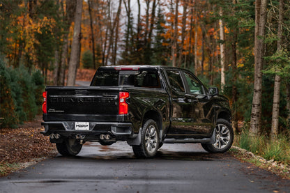 3.0 inch Cat-Back 2.5 inch Dual Split Rear Quad Carbon Fiber Tips 4.0 inch OD 19-up Silverado/Sierra 1500 Dual Out MBRP-5