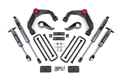 20-24 Silverado/Sierra 2500/3500 HD 3 Inch Adventure Series OE Key 84634344 Without Overloads Fox Adventure Shocks Zone Offroad-1
