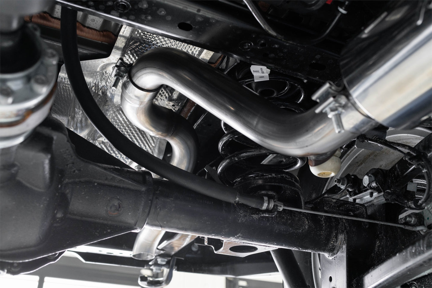 Jeep Cat Back Exhaust System Single Rear Exit Armor Lite Series For 18-Up Wrangler JL 2/4 Door 2.0L, 3.6L MBRP-3